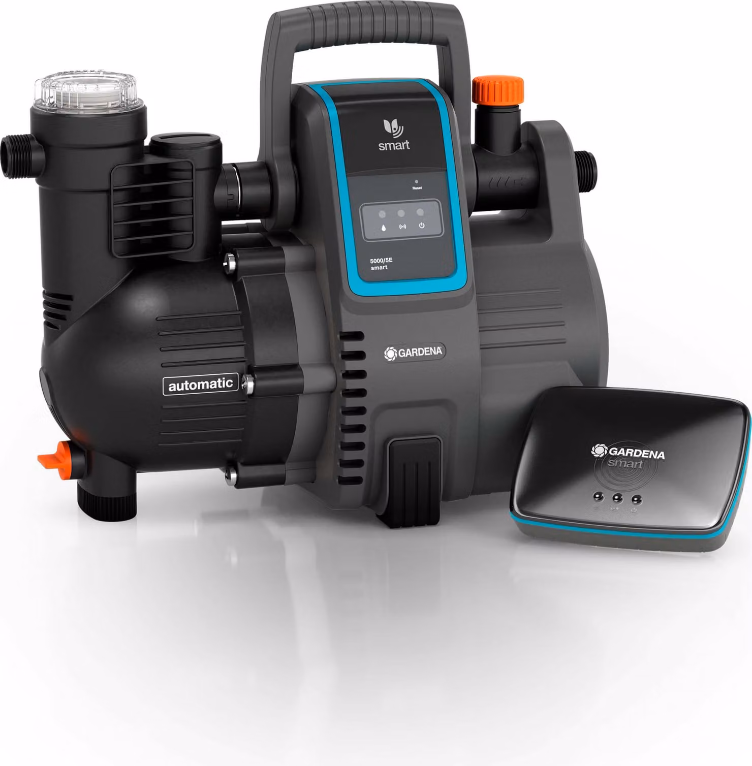 Gardena 19106-20 - 1300 W - AC - 5 bar - 5000 l/h - IPX4 - Schwarz - Cyan - Orange