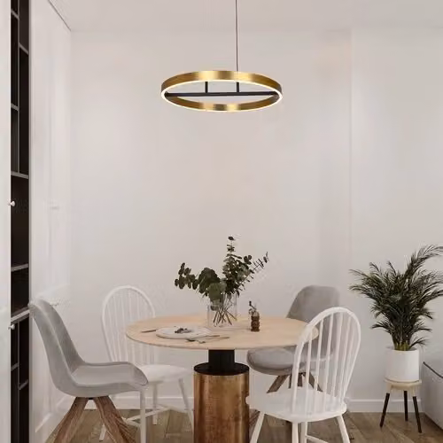 Lampada a sospensione LED Thric Rabalux oro/nero Ø60 cm 42W – 2