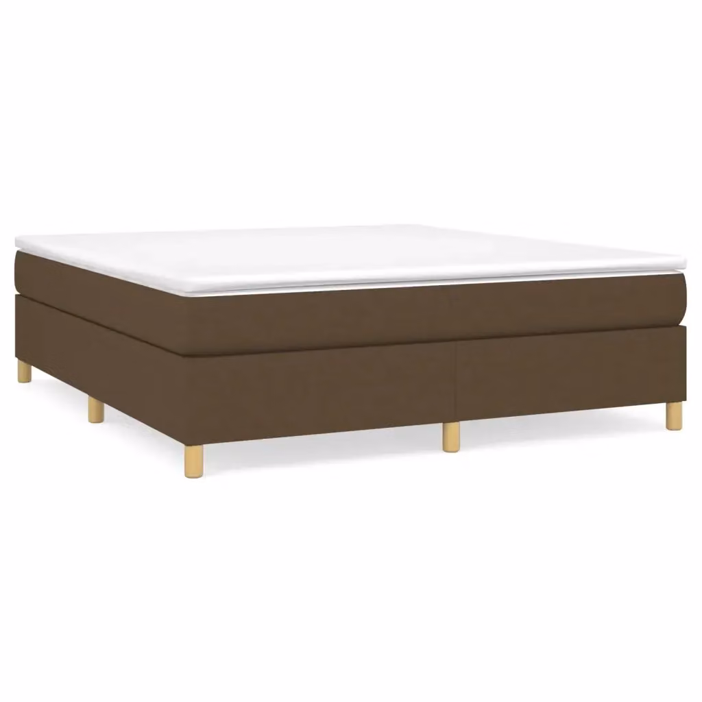 Letto Ibrido con Giroletto a Molle e Materasso vidaXL, Marrone e Bianco, L/P/H: 160 x 200 x 35 cm – 2