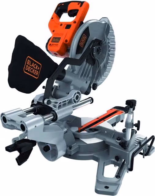 Troncatrice Radiale Black+Decker BES701 Qs da 216 mm, 1500 W, Nero – 1