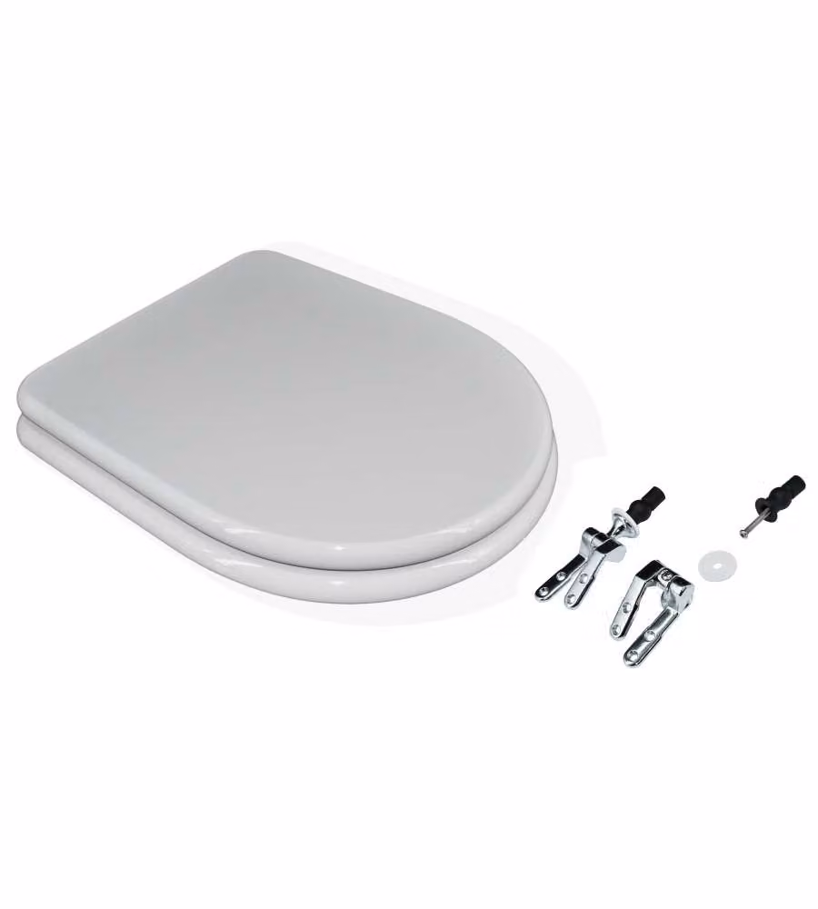 Seba Italia Sedile WC Ideal Standard Esedra MDF Bianco 42x35,5 cm