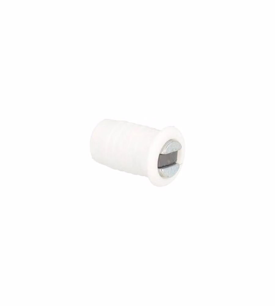 Chiusure magnetiche ad incasso - diam 8,5 mm - bianco - 2 pz