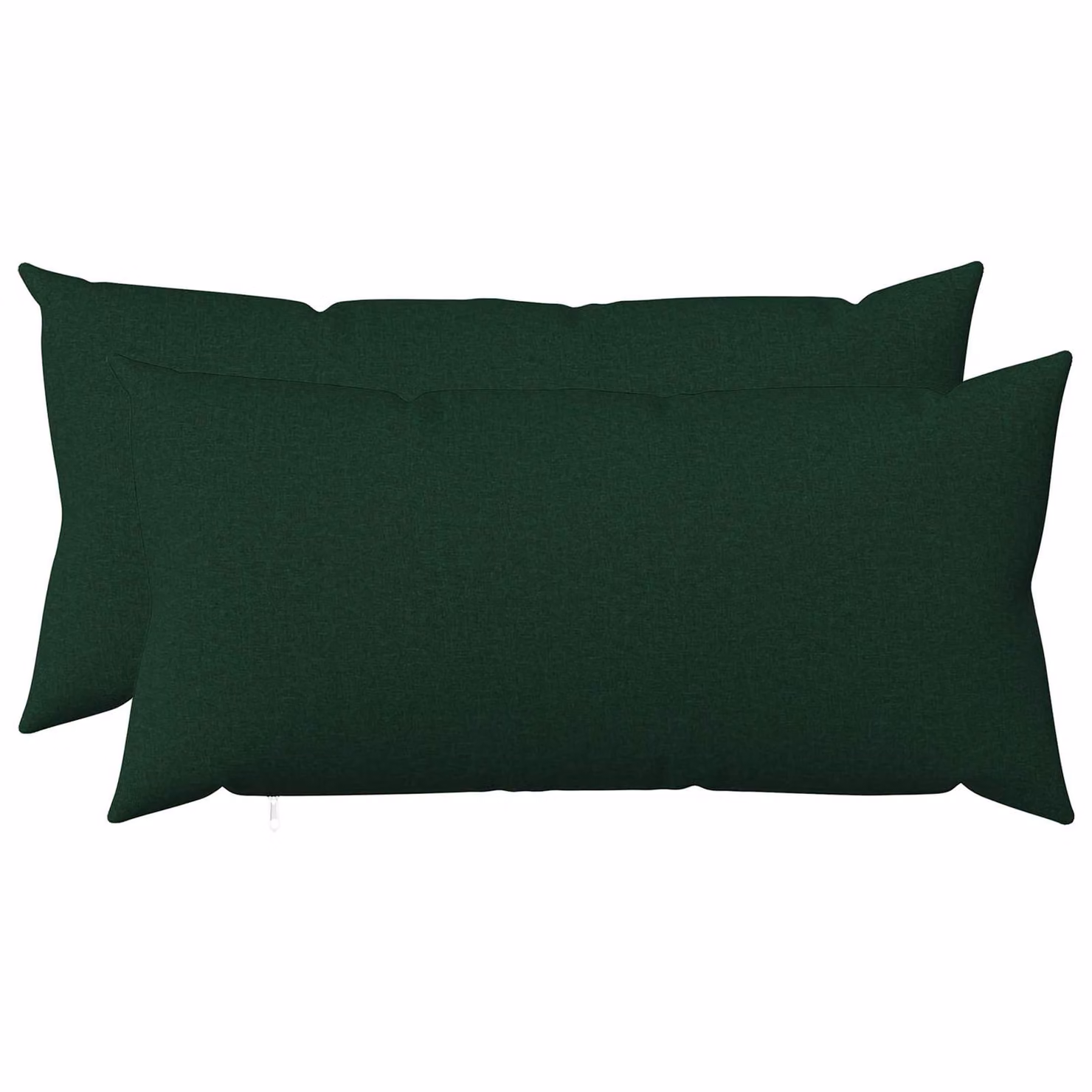 Set di 2 federe vidaXL HEERLEN in poliestere, colore verde, L 40 cm x P 70 cm