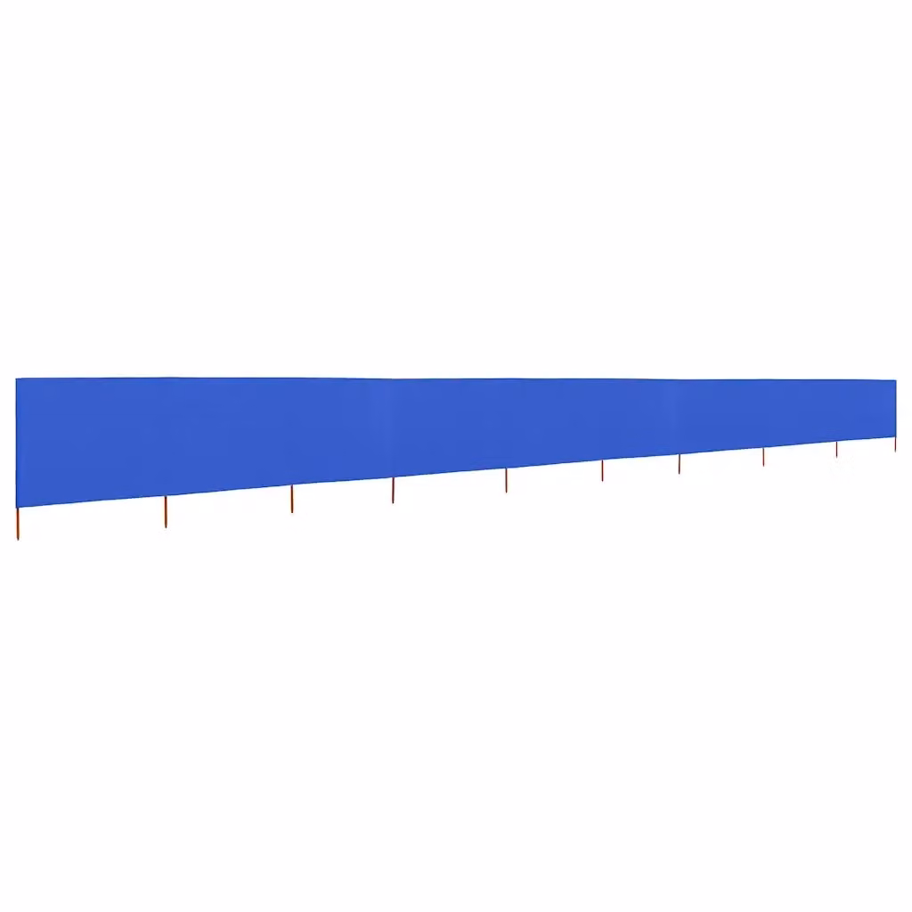 Paravento a 9 pannelli in tessuto azzurro L: 1200 cm, H: 160 cm – 2