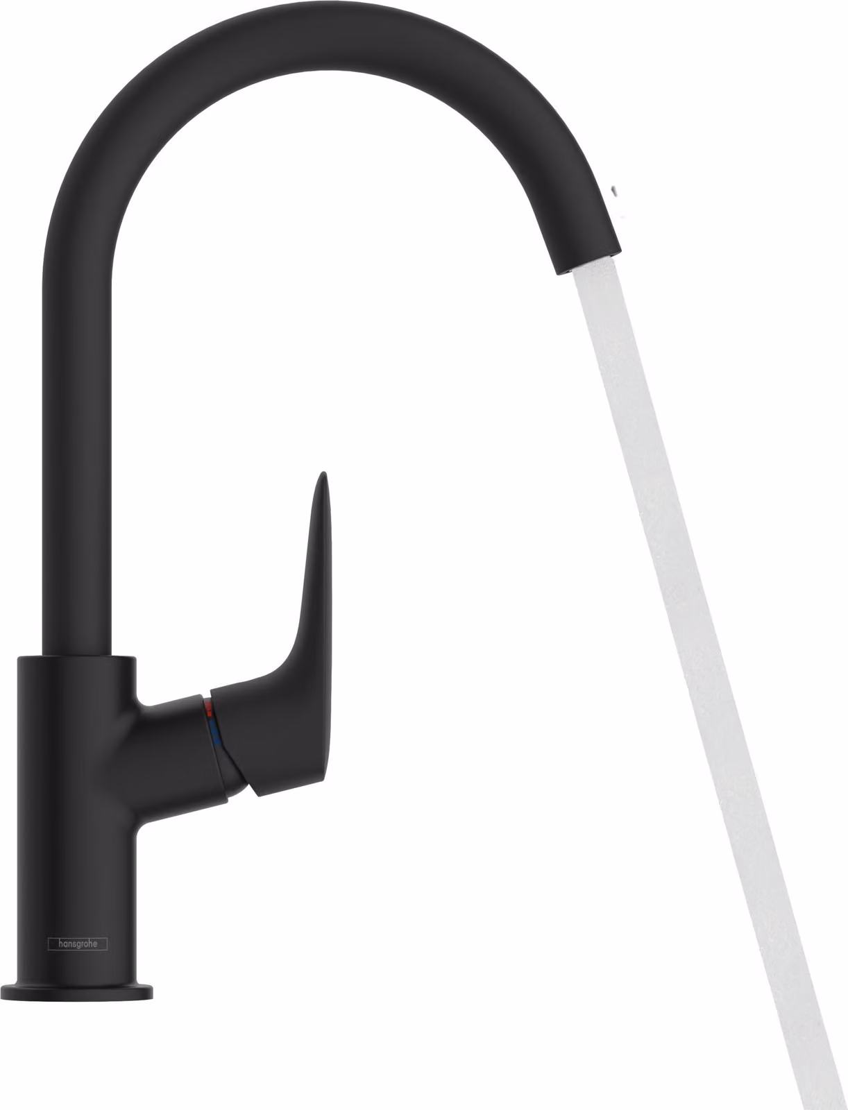 hansgrohe Logis Mitigeur de lavabo, bec pivotant, ComfortZone210, vidage à tirette, saillie 154mm, 71130670, 71130670