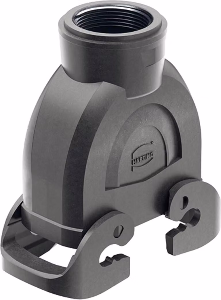 HARTING Han ECO 16B, scatola di derivazione senza pressacavo, 1 uscita diritta M40, con 2 staffe trasversali - 1 pezzo