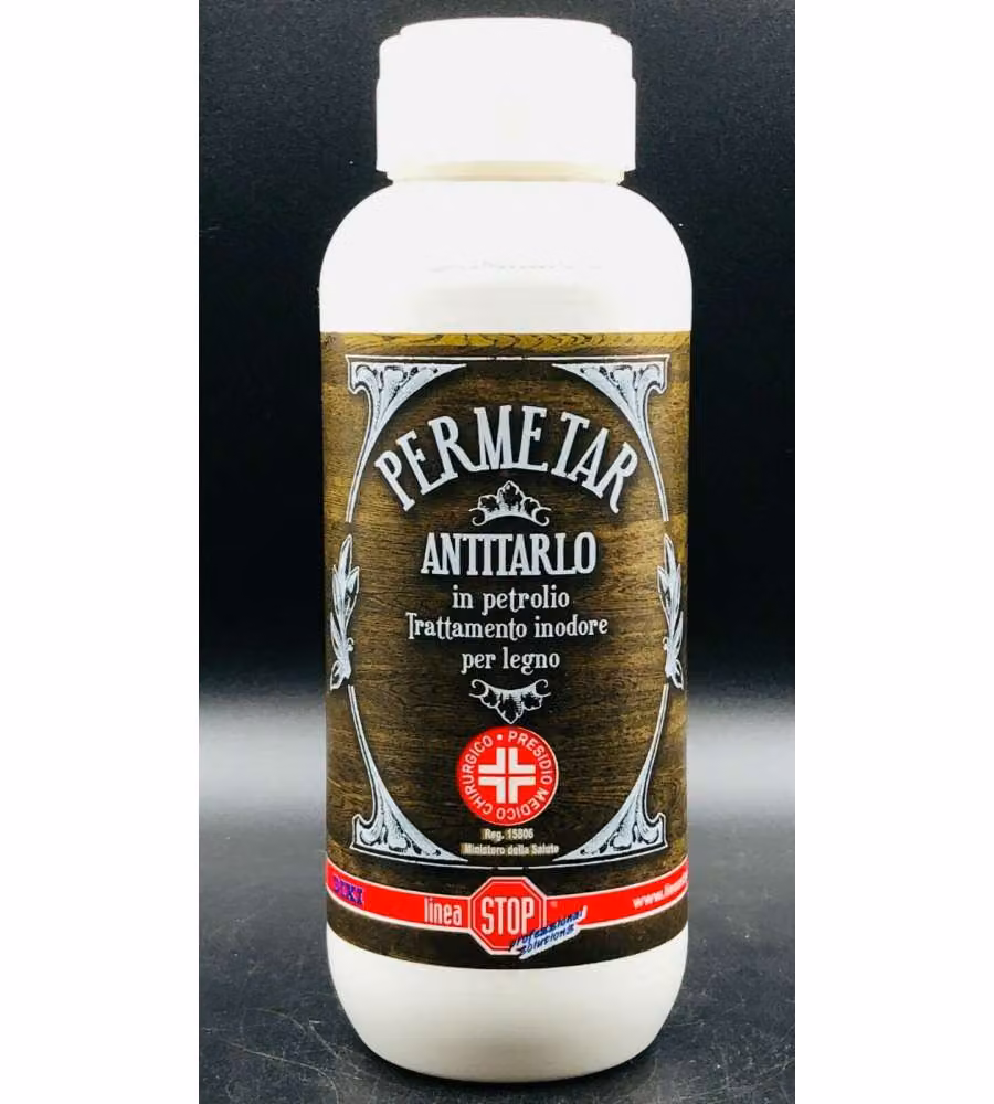 Permetar Antitarlo 1 L inodore per legno - Prevenzione e restauro