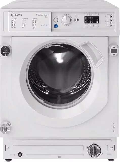 Lavatrice a incasso Indesit carica frontale BI WMIL 81285 EU, 8 Kg, 1400 giri/min, Bianca