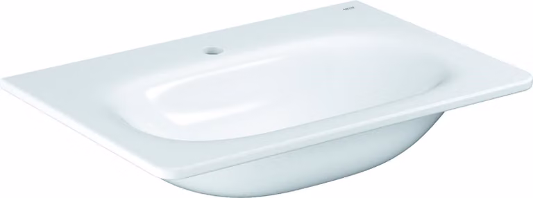 Lavabo Grohe ESSENCE 1 foro per rubinetto, con sfioratore 700 x 485 mm PureGuard/bianco alpino