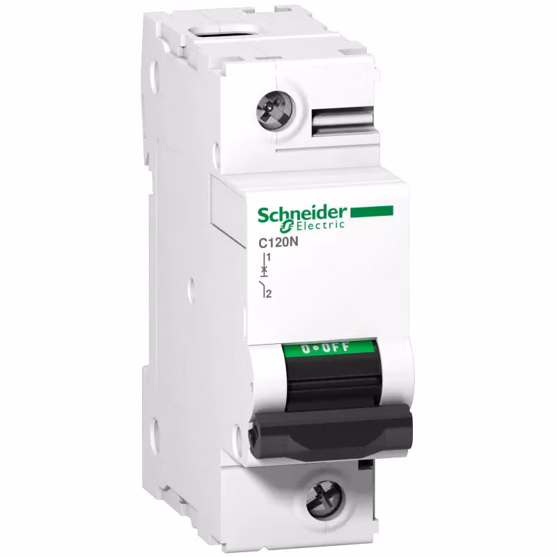 Interruttore automatico Schneider Electric C120N, 1P, 100A, caratteristica B, 10kA A9N18342