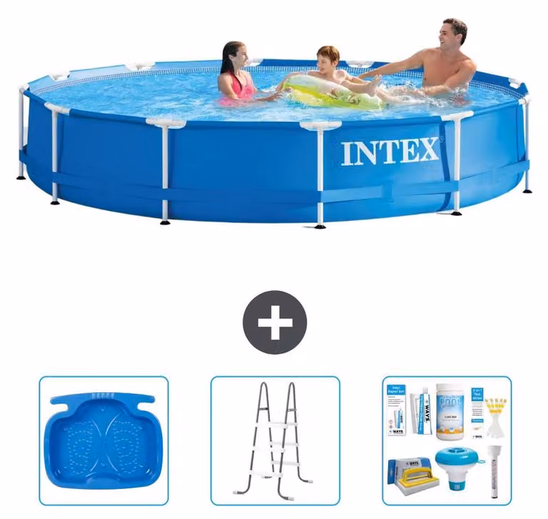 Piscina autoportante rettangolare - 366x76 cm - 4 pezzi - Modello S22460