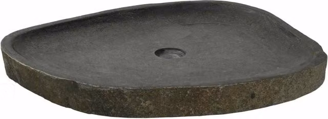 Lavabo Grigio 65 x 50 x 6 cm Pietra fiume CFW2574997