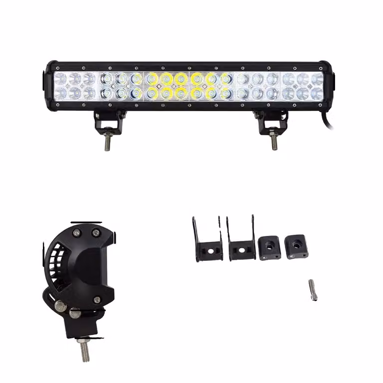 Barra luminosa offroad, varie dimensioni disponibili, adatta per Jeep JK UTV ATV, 18 pollici 108W