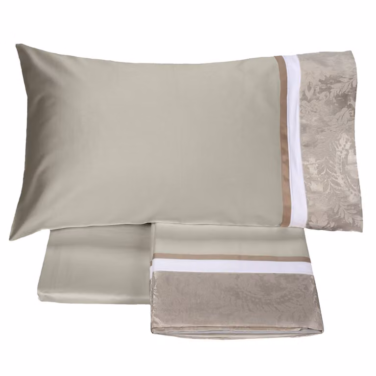 CORDUSIO Completo lenzuola - Taglia: 2 piazze,Colore: CORDUSIO - GRIGIO