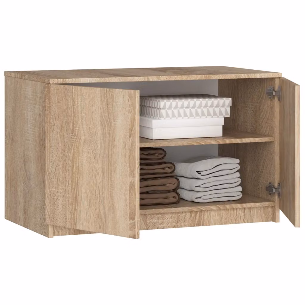 Sopralzo per armadio AKORD S90 in finitura Sonoma Quercia, 2 ante, L 90 x P 51 x H 55 cm – 2