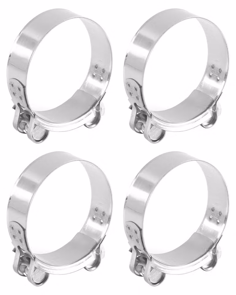 Fasce stringitubo da 56-59 mm, confezione da 4, in acciaio inossidabile, larghezza 22 mm