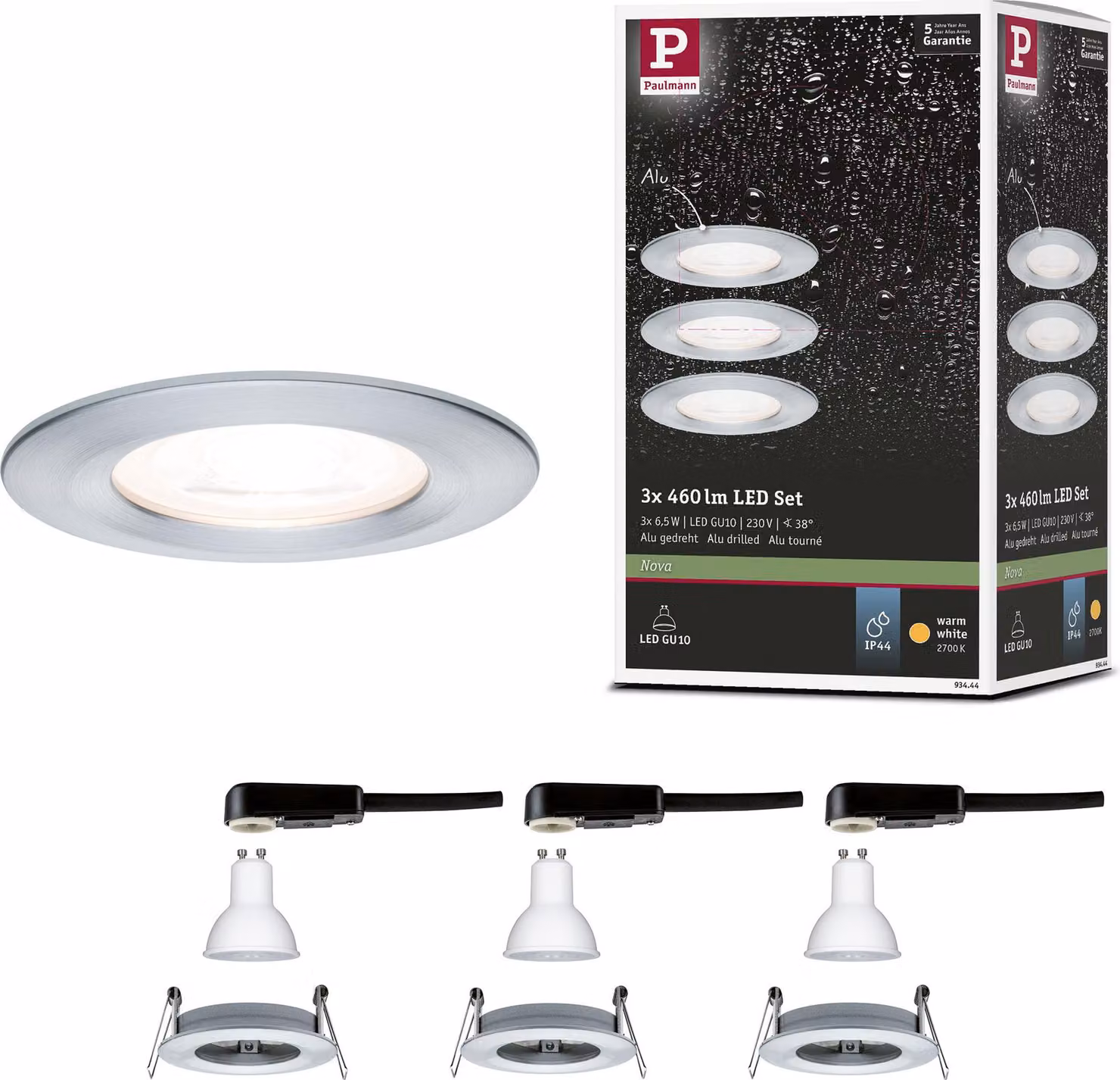Paulmann Luce da incasso LED Nova basic set rigido