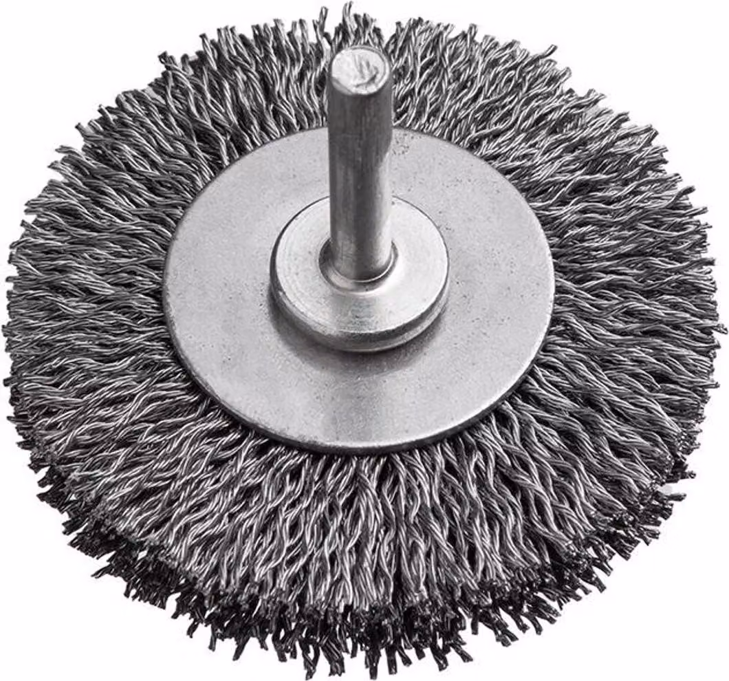 Spazzola Osborn rotonda in acciaio Xtreme, diametro 50 x 17 x 0,3 mm aggraffata