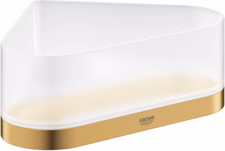 Grohe Selection - Piatto doccia con supporto, angolare, spazzolato Cool Sunrise 41038GN0