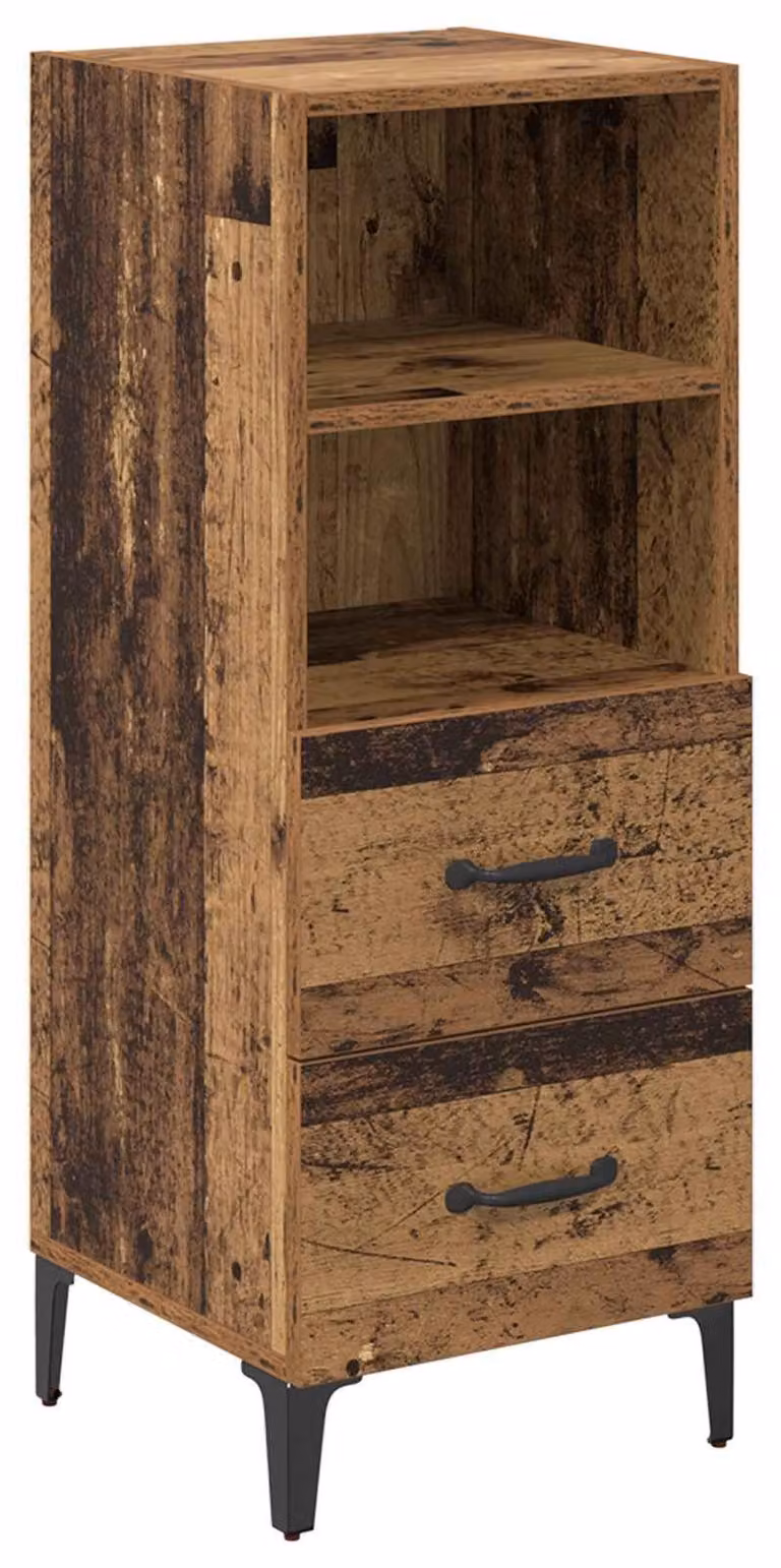 Credenza Legno vecchio 34 x 34.5 x 90 cm Legno multistrato
