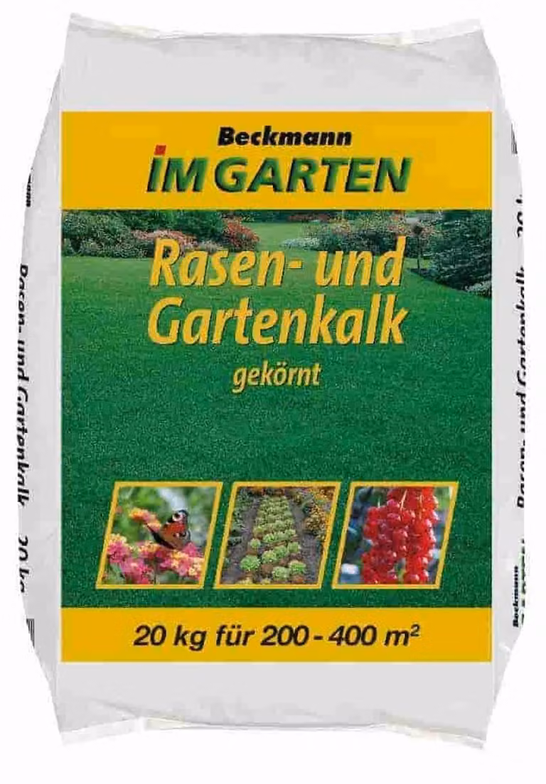 Calce per prato, calce per giardino, calce carbonatica 20kg, calce granulare, per terreno acido