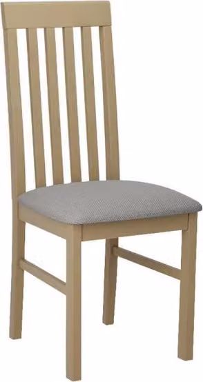 Sedia da pranzo imbottita DANBURY 1 - rovere sonoma / grigio