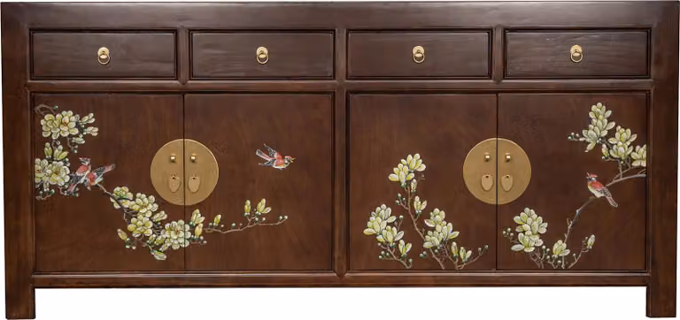 Fine Asianliving Cassettiera cinese Credenza cinese Armadietti cinesi Mobile cinese Mobile orientale asiatico 180x85x40
