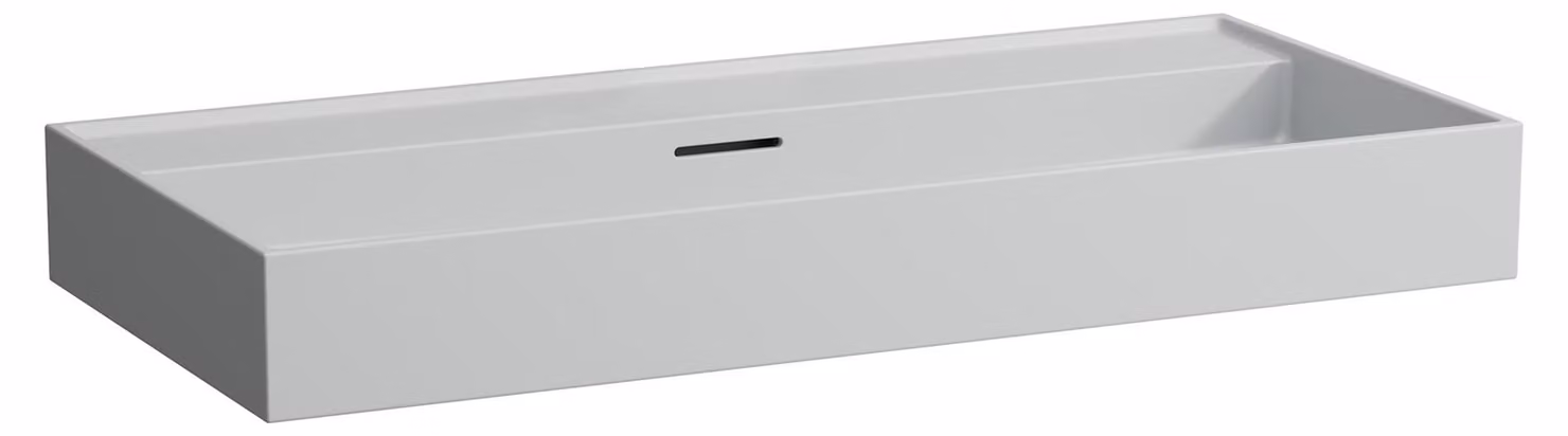 LAUFEN Kartell lavabo à poser, sans trou pour robinet, avec trop-plein, 1000x460mm, H8163377591091, H8163377591091