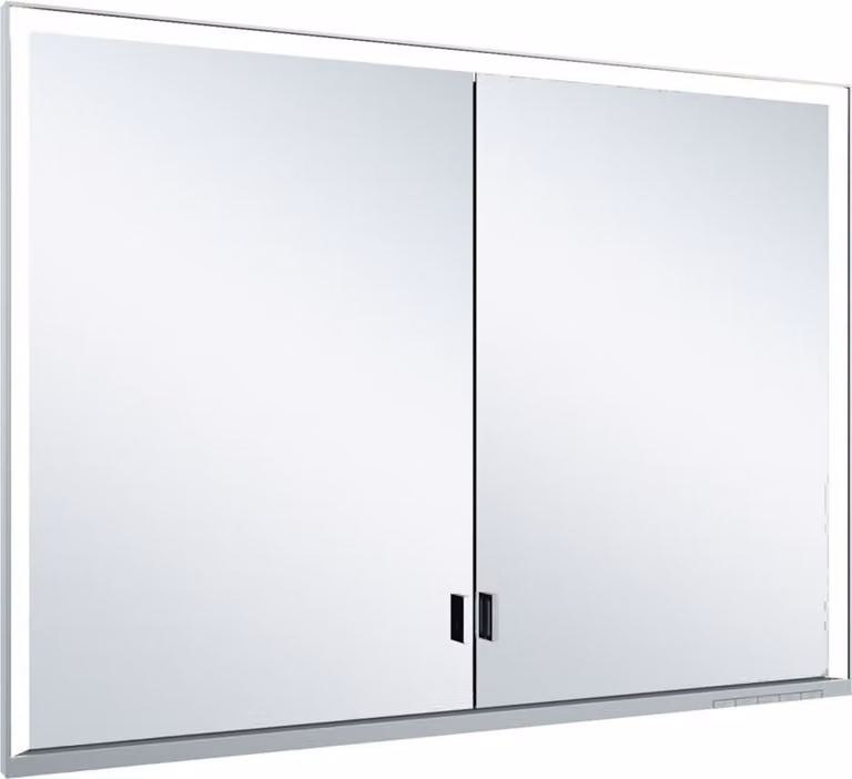 KEUCO Royal Lumos armoire de toilette encastrable 2 portes, porte longue, 1000mm, 14334172301, 14334172301