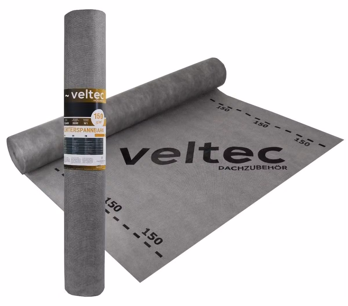 Strato di base per tetti, 150 g/m², 75 m², a 3 strati