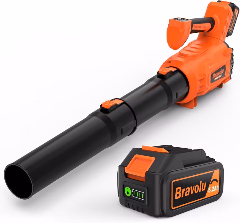 Ventilatore elettrico a batteria, senza spazzole, con batteria da 5200 mAh, velocità massima di 305 km/h, 5 velocità