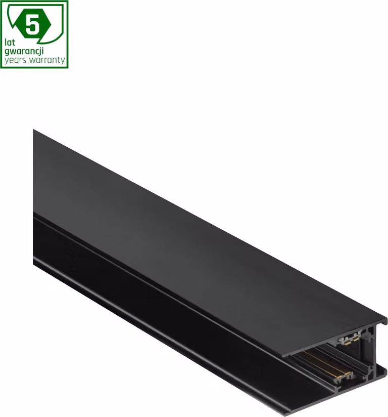 Spectrum LED SYSTEM Shift 48V sistema a binario binario 100 cm montaggio in superficie 1m incasso IP20 nero