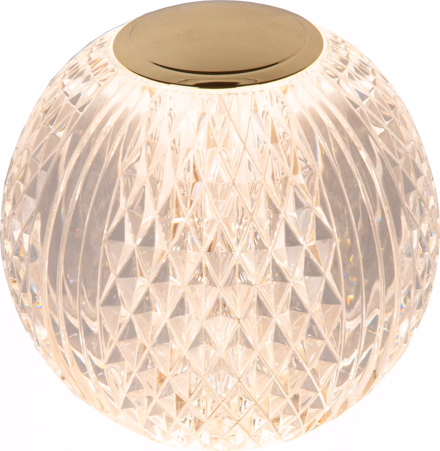 Lampada da tavolo sfera decorativa glamour 11 cm LED incorporato Cintra Lucide