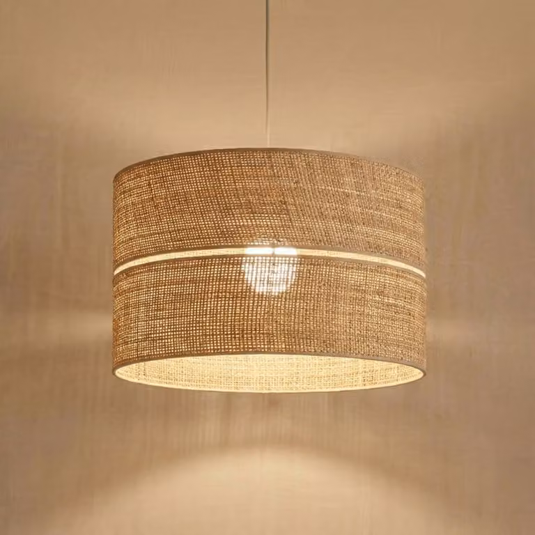 Lampada a sospensione Calma TK Lighting, dimmerabile, Crema / Ambra, Soggiorno / Sala da pranzo, Lampada a sospensione