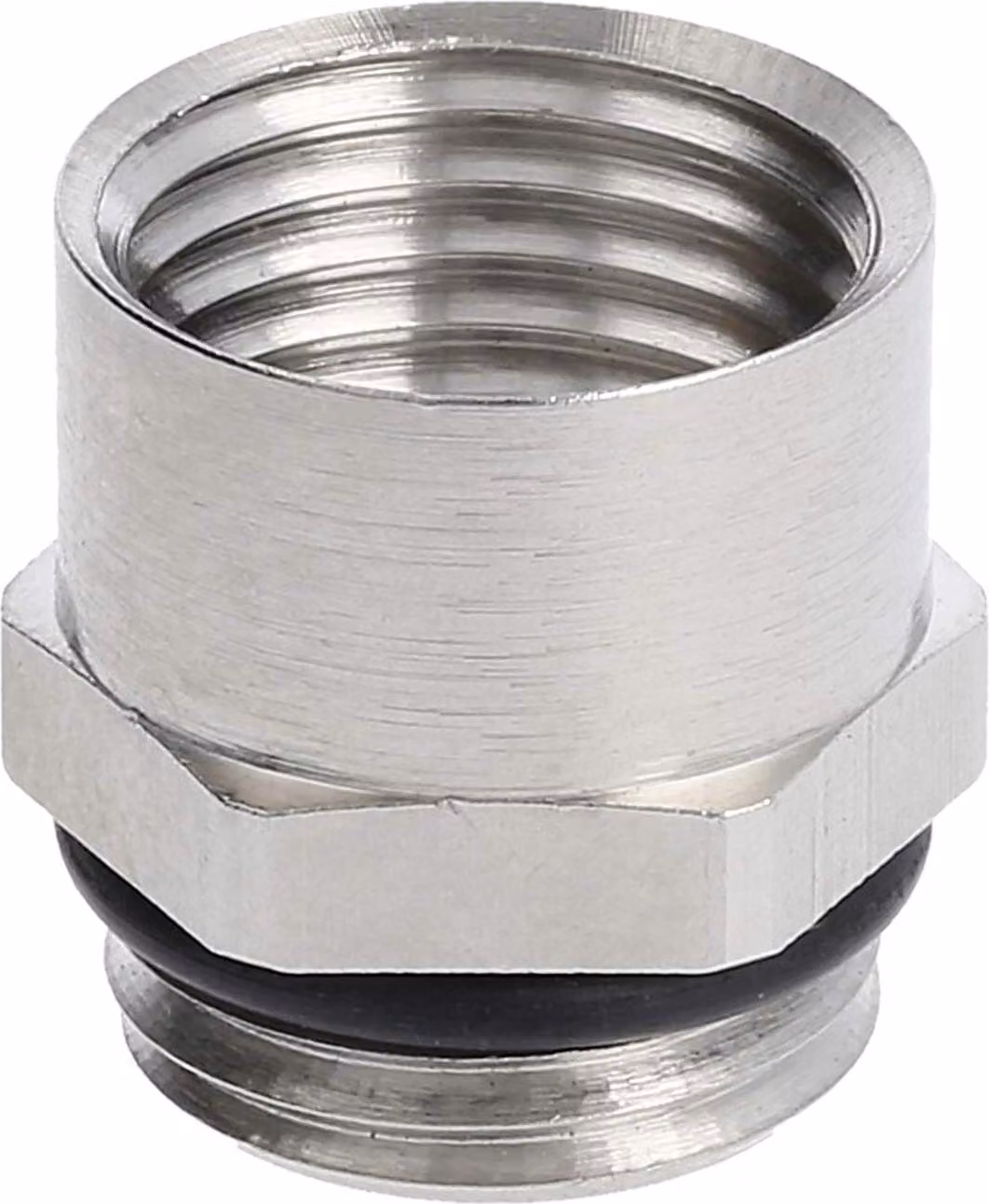 Raccordo intermedio LAPP PG/PG PG7x1,27 MSZ-07 corto esagonale ottone (CuZn) nichelato filettatura di collegamento 5,0 mm - 1 pezzo