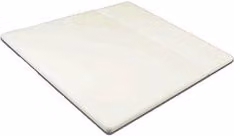 Tagliere rettangolare professionale Bisetti in plastica bianco L: 50 cm, P: 30 cm
