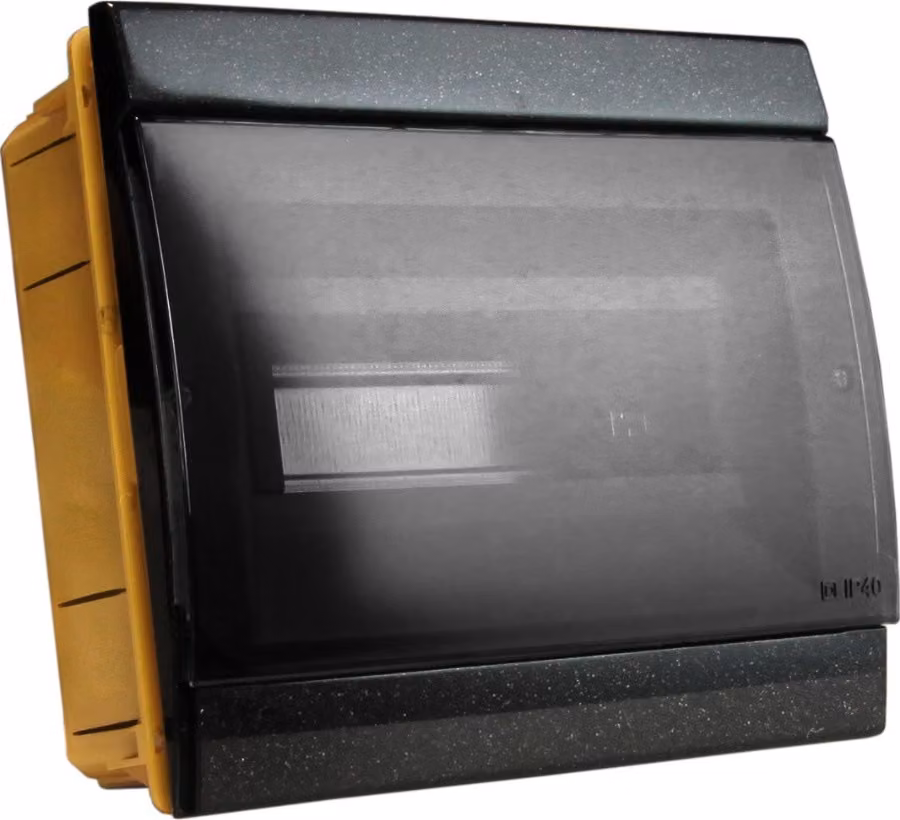 Scatola di distribuzione da incasso IP40 8/10 moduli nero 970.08.N M-L 0964