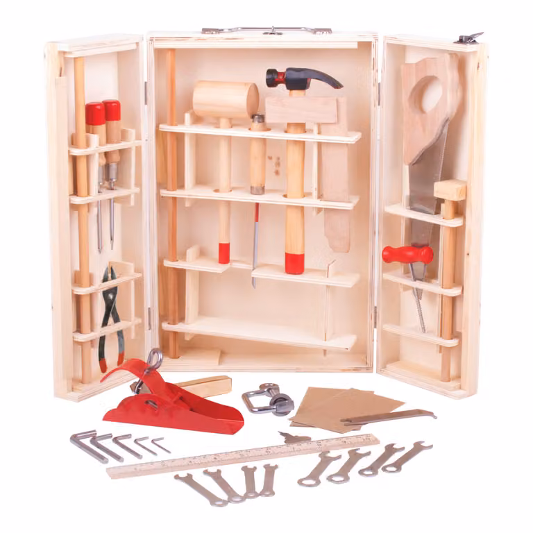 Bigjigs Toys Cassetta degli attrezzi Junior