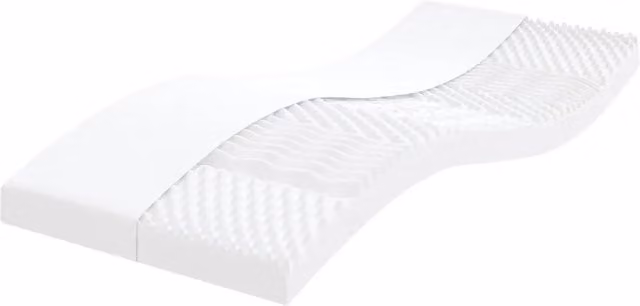 Materassi in Schiuma 2 pz Bianchi 90x200cm 7 Zone Durezza 20 ILD