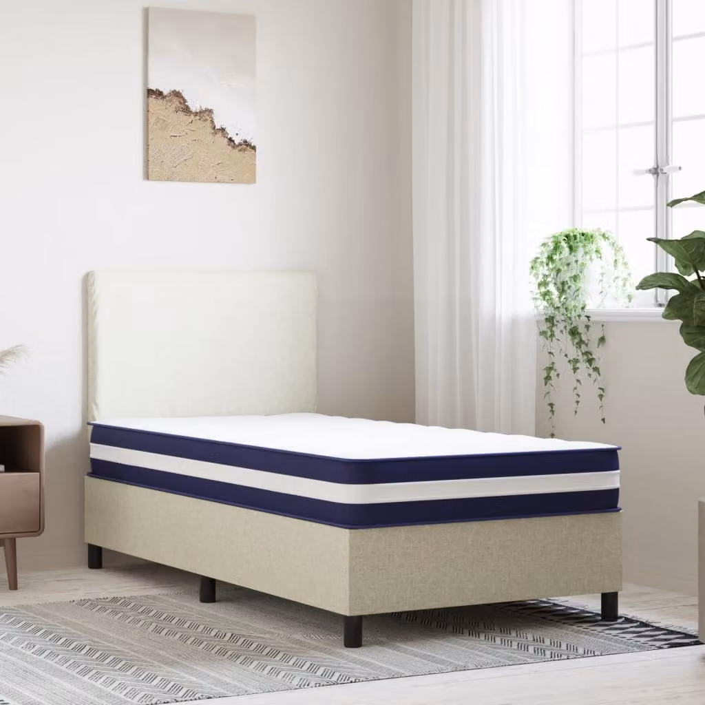 vidaXL Materasso Molle Insacchettate Medio Rigido 90x190cm Single Size