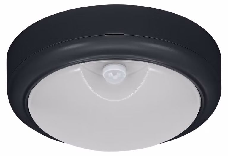 Lampada a soffitto OSRAM, colore nero, 3000 K / 4000 K / 6500 K, luce bianco caldo, 1200 lm, 15 W, diametro 18 cm, policarbonato (PC), durata 25.000 ore, 220-240 V