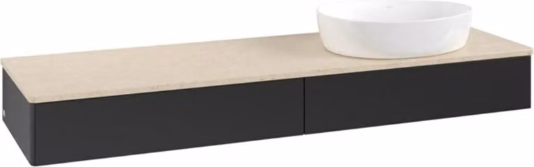 Mobiletto V&B senza struttura frontale Antao 160x50cm, WBP colore botti., bla m Lac