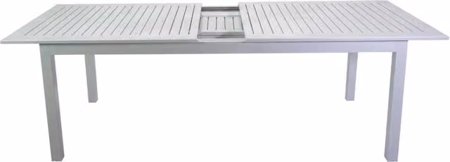 Tavolo alluminio Monterey allungabile bianco cm 220/280x100h75