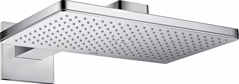 hansgrohe AXOR ShowerSolutions pomme de douche 460/300 1 jet, bras de douche, rosette carrée, 35278000, 35278000