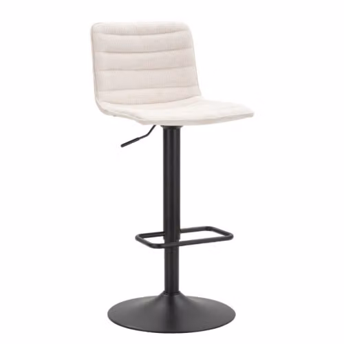 Sgabelli Alti SGABELLO BAR HIGH BIANCO CM 43X49,5X85,5-107(SEDUTA CM 61-82,5) Mauro Ferretti