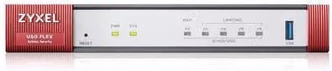 Firewall Zyxel USG FLEX 50 HP-EU0101F con prestazioni da 0,35 Gbit/s e porte Ethernet/LAN multicolore
