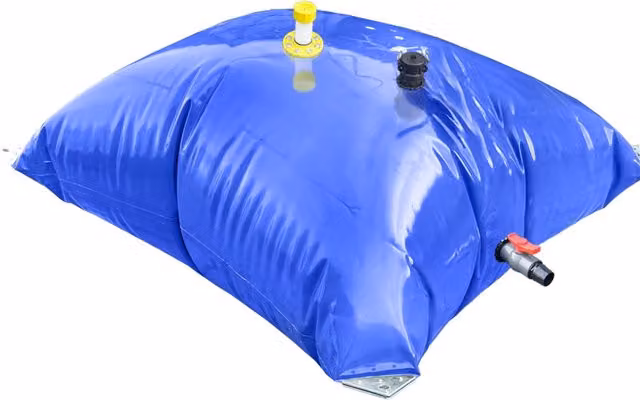 Serbatoio flessibile per acqua Breckner Germany, capacità 1000 l, blu in PVC – 1