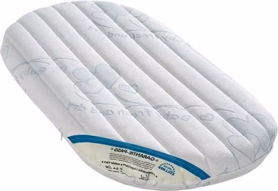 Materasso per neonati Zöllner Wiegmatras Air Plus bianco L 70 cm x P 37 cm