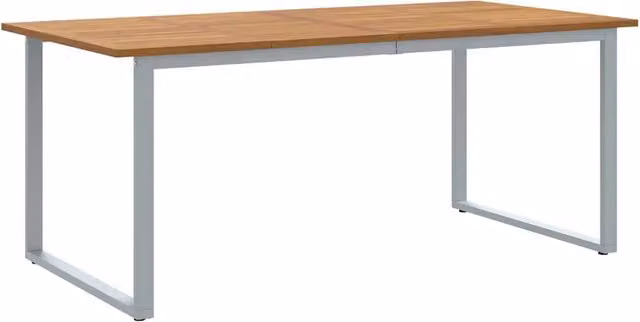 Tavolo da Giardino | Tavolino da esterno Grigio 180 x 90 x 75 cm
