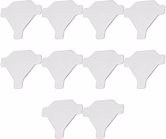Set di cacciaviti da 10 pezzi - a punta triangolare - in acciaio - per macchine da cucire Janome - dimensioni 29,9 x 26,9 mm - ricambio - accessori per cucito